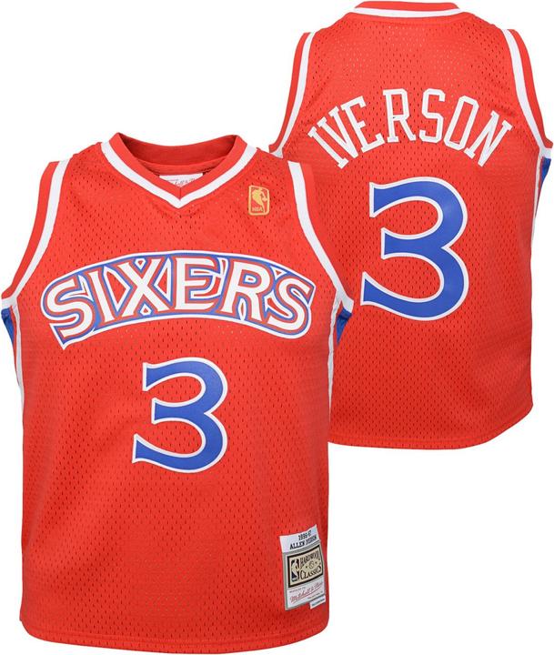Produktbild Mitchell & Ness Swingman Kinder Jersey Philadelphia 76ers Allen Iverson US14 (14, 15, 16)