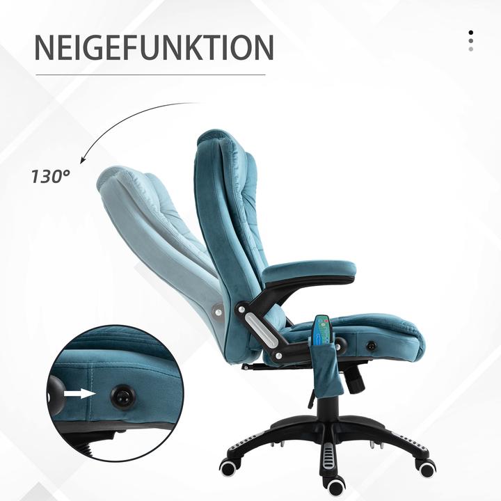 Immagine prodotto Vinsetto Sedia da ufficio con funzione massaggio e calore