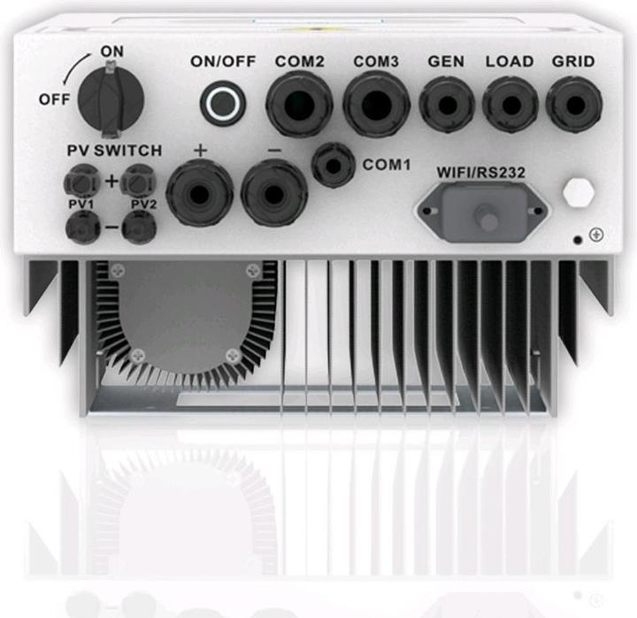 Actual product image V-TAC SUN5KSG03LP1EU Hybrid Single Phase Photovoltaic Inverter5 kW