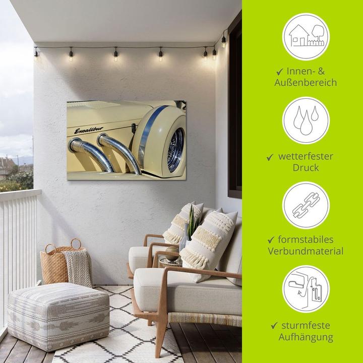 Immagine prodotto Artland Dettagli auto della lussuosa Excalibur U4VD (90 x 60 cm)