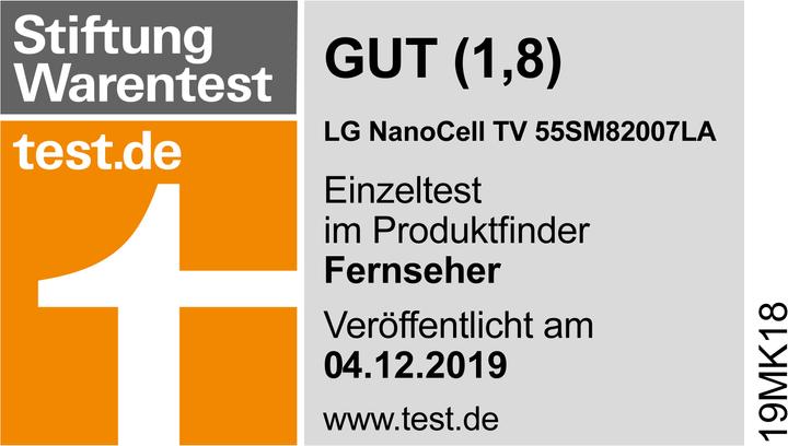 Produktbild LG 55SM82007LA (55", LCD, 4K, 2019)