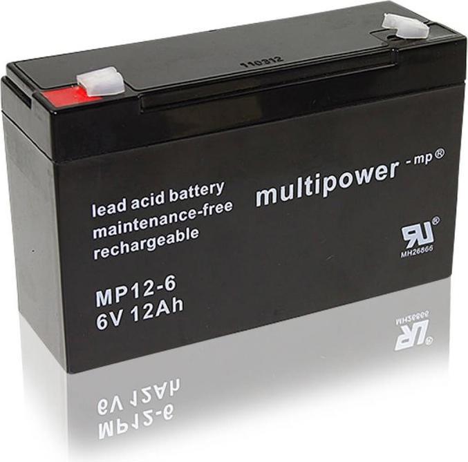 Actual product image Multipower Bleiakku 6V / 12Ah (6 V, 12000 mAh)