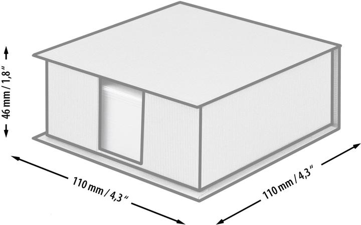 Immagine prodotto Rössler Distributore di note S.O.H.O. 11 x 4,6 x 11 cm, Salvia (11 x 11 x 4,5 cm)