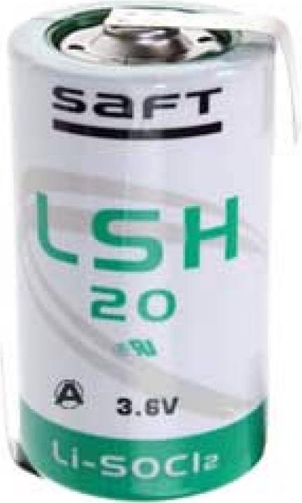 Actual product image Saft Battery LSH 20 with Z solder tags (1 pcs., D, 13000 mAh)