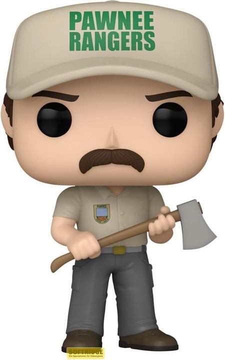 Actual product image Funko Parks and Recreation POP! TV Vinyl Figure Ron (Ranger) 9 cm