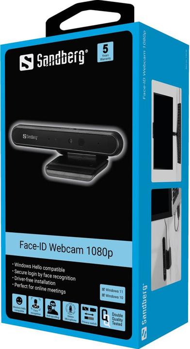 Actual product image Sandberg Face ID USB Webcam 1080P 30 fps (2 Mpx)