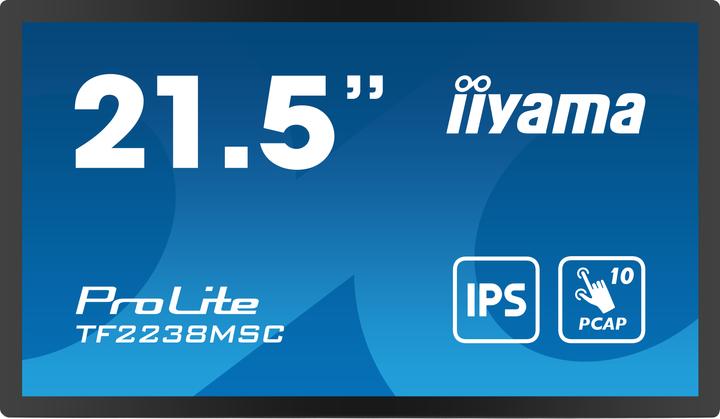 Actual product image iiyama Dis Public 22 TF2238MSC-B1 TOUCH (1920 x 1080 pixels, 22")