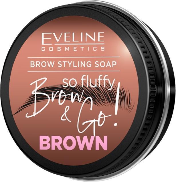 Immagine prodotto Eveline Brow & Go! Sapone per lo styling delle sopracciglia marrone 25G