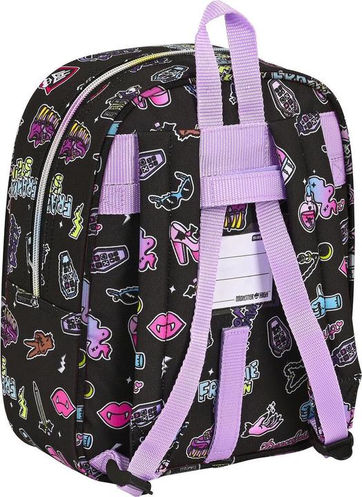 Produktbild Monster High Schulrucksack Creep Schwarz 22 x 27 x 10 cm