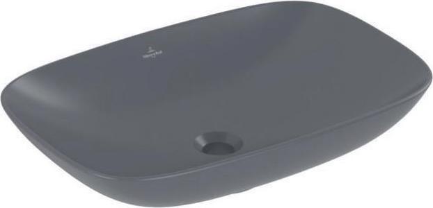 Villeroy & Boch V&B Lavabo da appoggio LOOP & FRIENDS senza cassetta 620x420mm grafite C+ (Lavandino montato in alto, 42 cm, 62 cm)