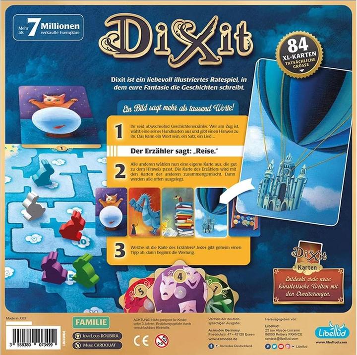 Actual product image Libellud Dixit (New Design) (German, French, Italian)