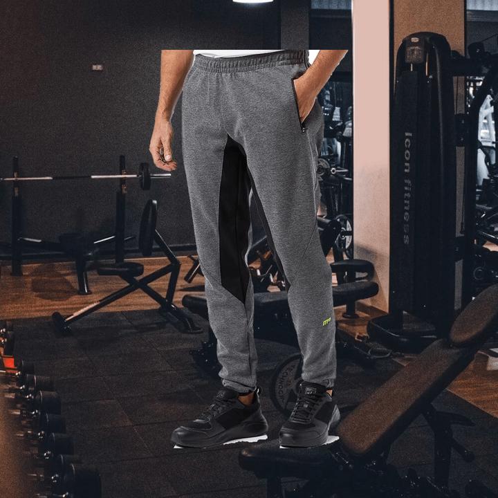 Actual product image MP Mens Performance Tappered Jog Pant Grey Marl (XXL)