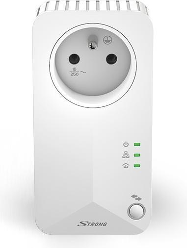 Actual product image Strong Powerline 500 Kit 500 Mbit/s Built-in Ethernet Connector White 2 piece(s) (500 Mbit/s)