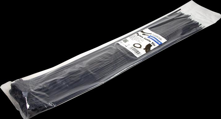 Actual product image LogiLink Cable tie 100 pieces, length: 500 mm, thickness: 4,4 mm, black (Plastic cable ties, 500 mm, 100 pcs.)