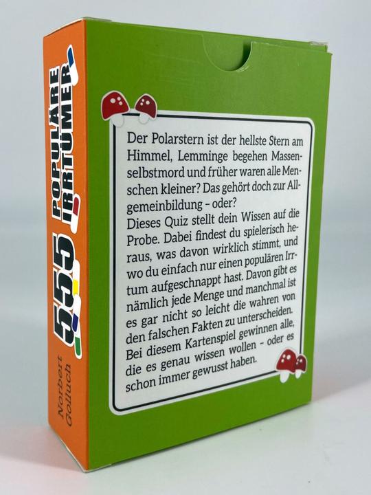Immagine prodotto 555 idee sbagliate popolari - L'emozionante gioco a quiz sui miti di tutti i giorni (Tedesco)