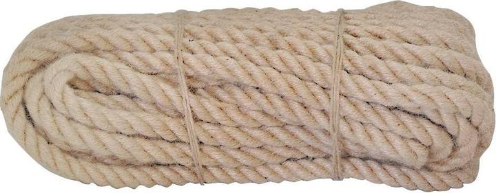 Produktbild Linotech Juteseil tauwerk Jute Jutegedrehtes Seil Natürliche Segel Hersteller Dekorativ Langlebig 3-schäftig (2 cm, 3.80 cm)