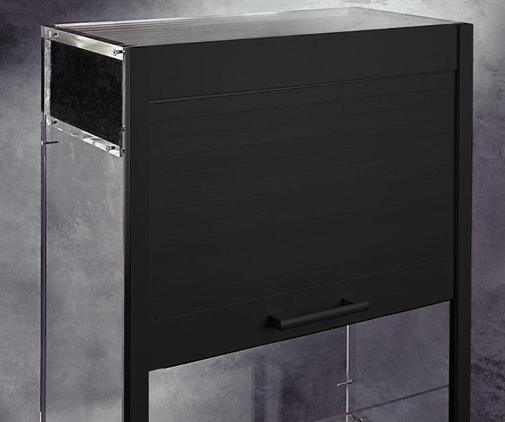 Produktbild Knoke SMART CASE Beschlag-Kassettenmodul, KB 900 mm, Aluminium schwarz (1 Stk.)