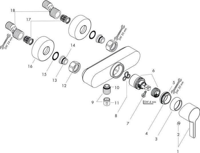 Produktbild hansgrohe Metris S Chrom