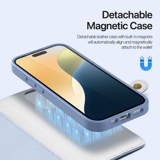 Image du produit Dux Ducis Lawa Series MagSafe Bookcover en similicuir Étui (Apple iPhone 16 Pro Max)