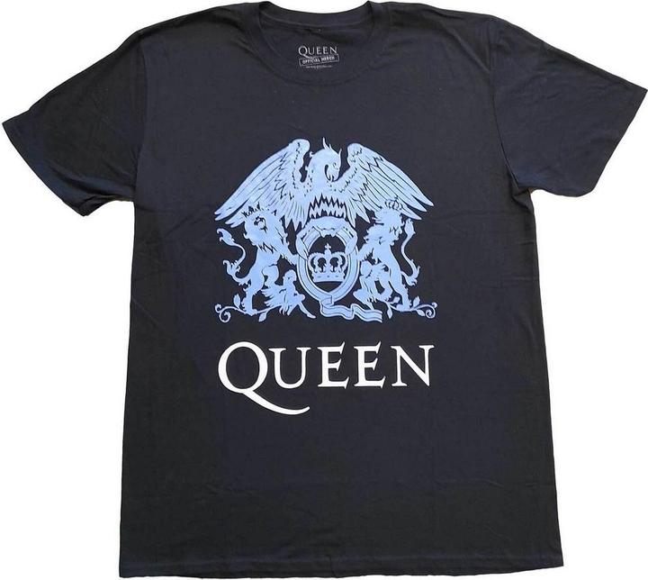 Queen T-shirt mit Wappen Erwachsene (S)