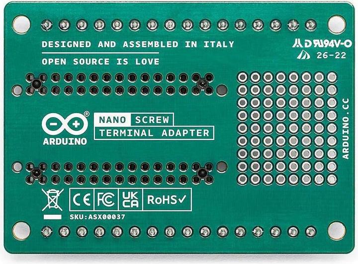 Immagine prodotto Arduino ARD Nano Screw Shield