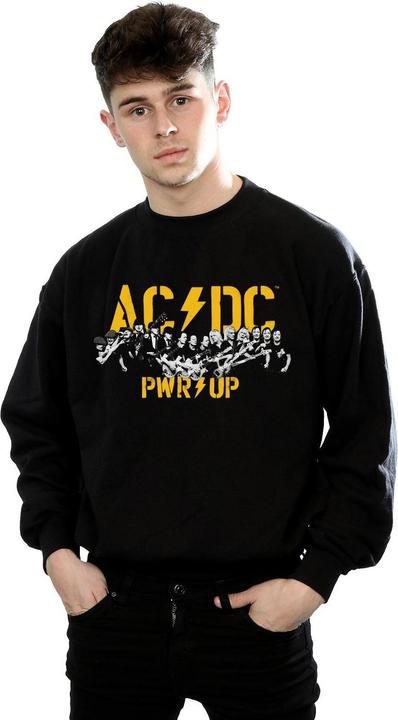 Produktbild AC/DC PWR UP Portrait Motion Sweatshirt aus Baumwolle (M)
