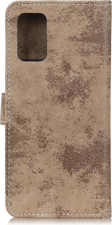 Immagine prodotto Cover-Discount Galaxy S20 FE - Custodia vintage in pelle scamosciata look cachi