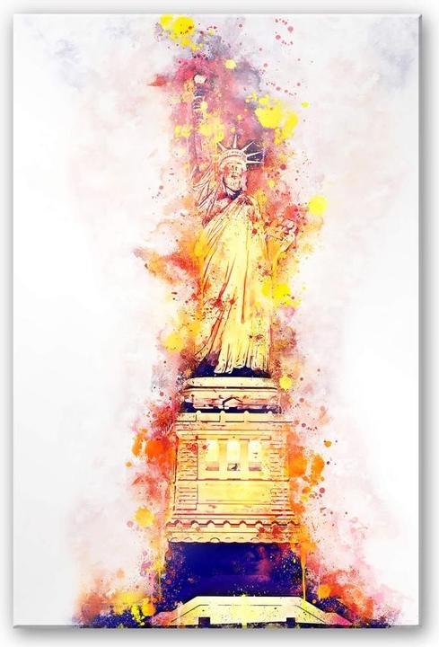 Produktbild Trenddeko Watercolour: Statue of Liberty (100 x 150 cm)