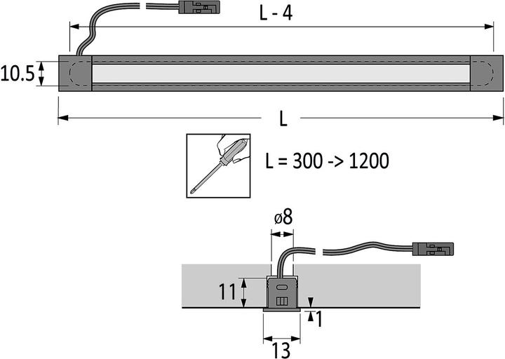 Actual product image Halemeier LED recessed luminaires FineLite 12 V (40 lm)