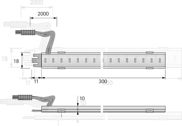Produktbild Halemeier LED Anbauleuchten SuperStripe Plus 24 V (6336 lm)