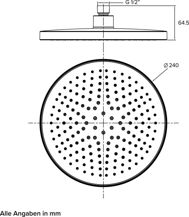 Image du produit Chris Bergen SET de douche de tête (25.50 l/min)