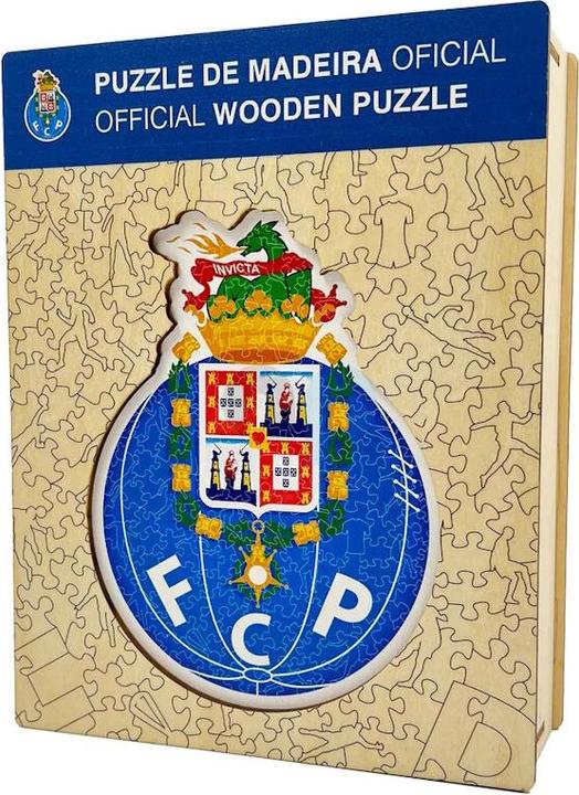 Actual product image Iconic FC Porto - Logo - Wooden Puzzle Size L (500 pieces) (500 pieces)