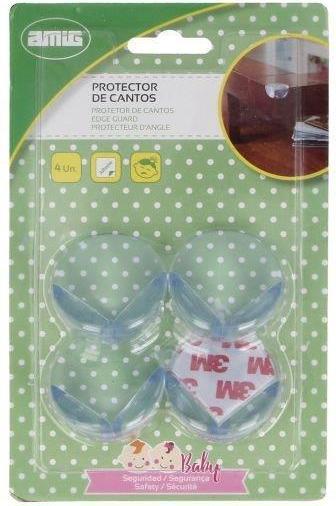 Actual product image Amig Safety Corner Guard Cs500 Clear 4pcs