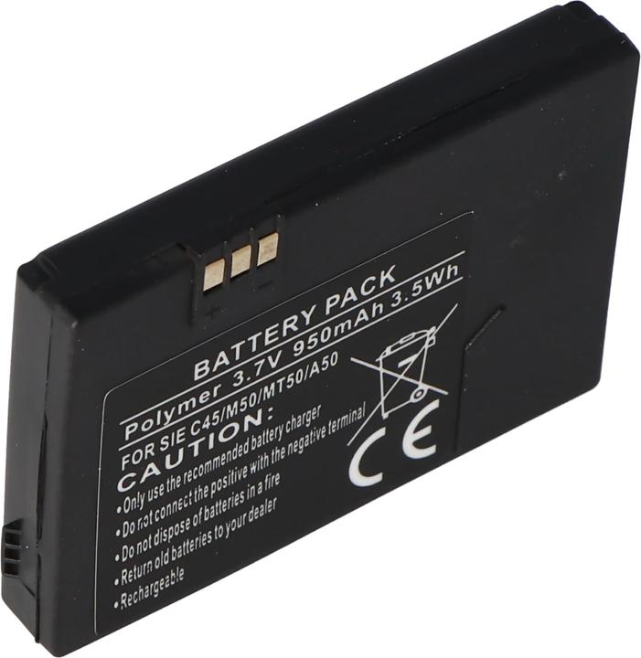 Actual product image AccuCell Battery Siemens A50, C45, M50, MT50