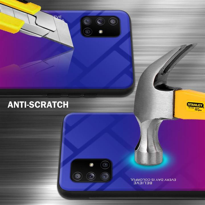 Produktbild Cadorabo TPU 2 Farben Glas Cover (Samsung Galaxy A71 5G)