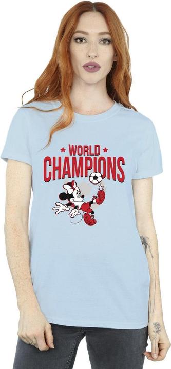 Immagine prodotto Disney Minnie Mouse World Champions Maglietta Ampia Donna (XL)