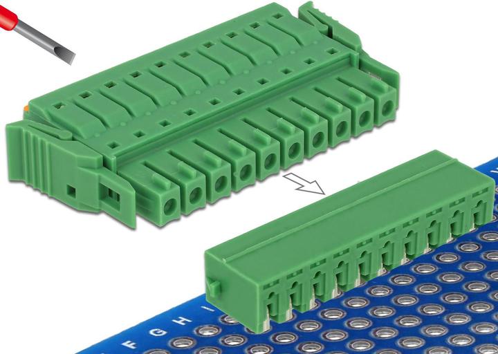 Actual product image Delock Terminal block grid horizontal (Cable Accessories)