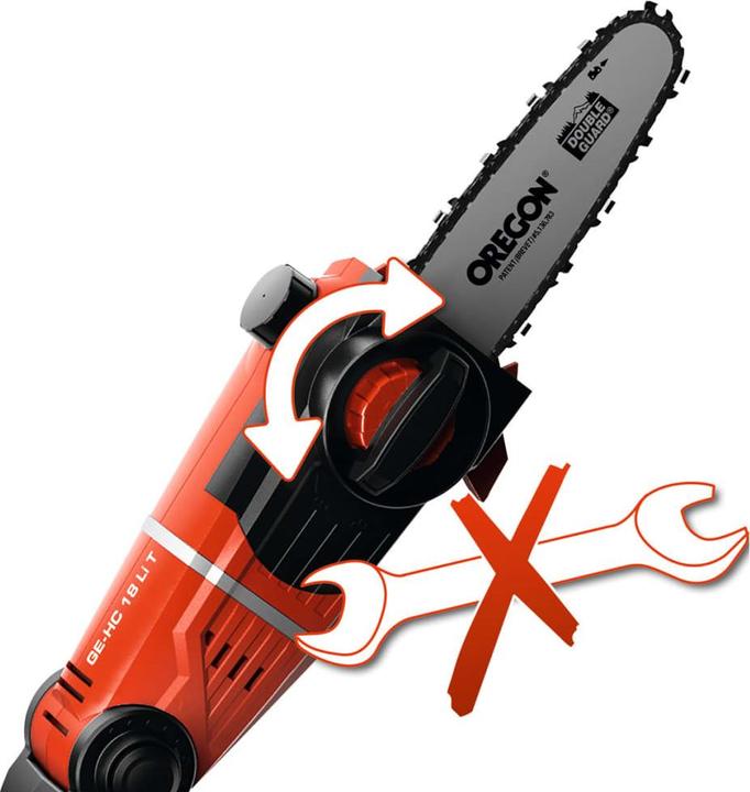 Actual product image Einhell GE-HC18Li T Solo Power X Change (Cordless hedgecutters)
