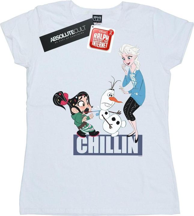 Disney Wreck It Ralph Elsa And Vanellope TShirt (M)