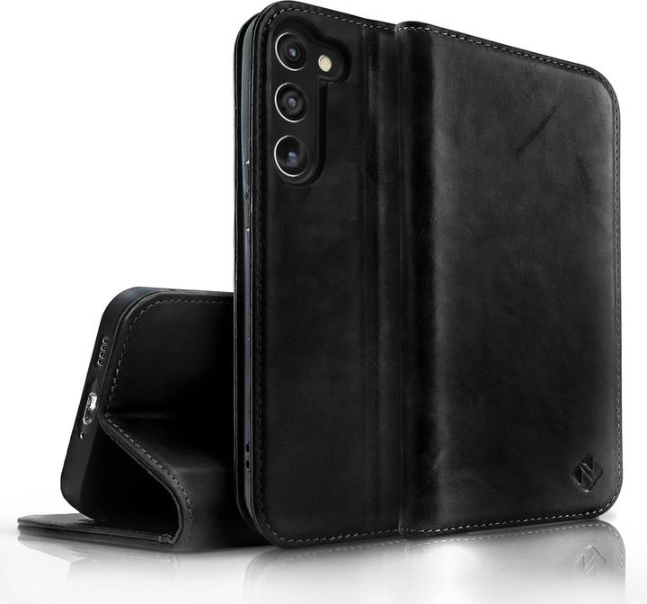 Actual product image Nalia Genuine Leather Flip Case Cover with Magnetic Closure (Samsung Galaxy S23)