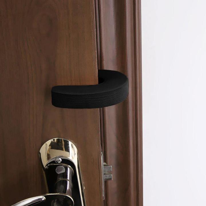 Actual product image JTI Door and cupboard stopper, child safety lock - black