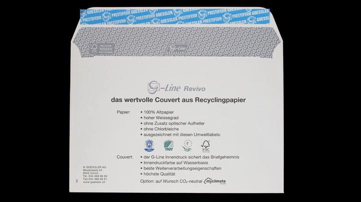 Image du produit Goessler Enveloppe avec fenêtre G-Line Revivo C4, gauche, 250 pièces (C4, 250 x)
