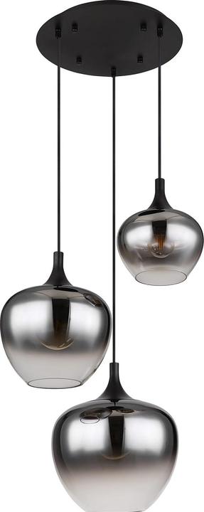 Actual product image Globo Pendant lamp Maxy black matt 3xE27 (E27)
