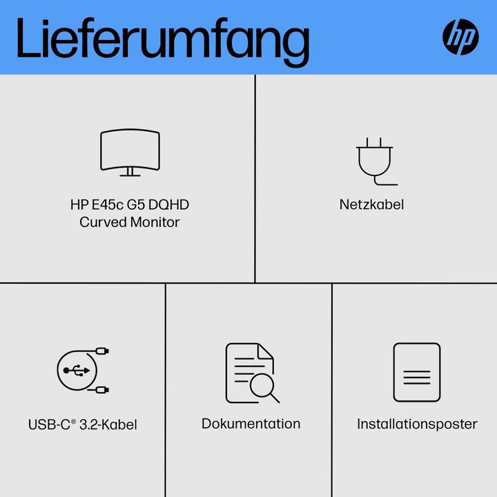 Produktbild HP E45c G5 (5120 x 1440 Pixel, 44.50")