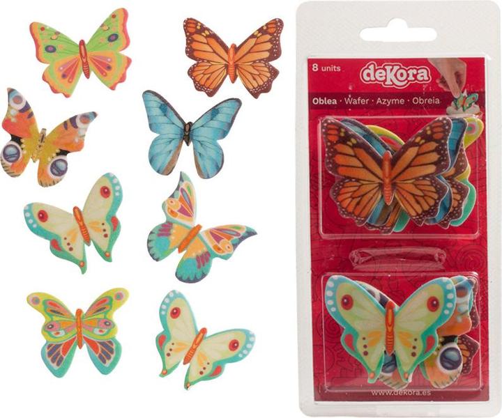 Dekora Schmetterlinge (8 x)