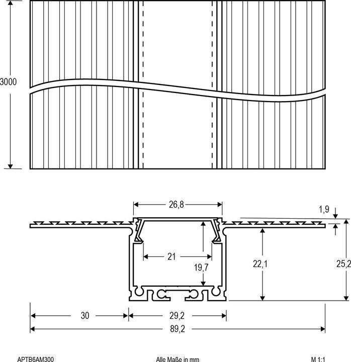 Produktbild EVN Trockenbauprofil (3000 mm, 89.20 mm)