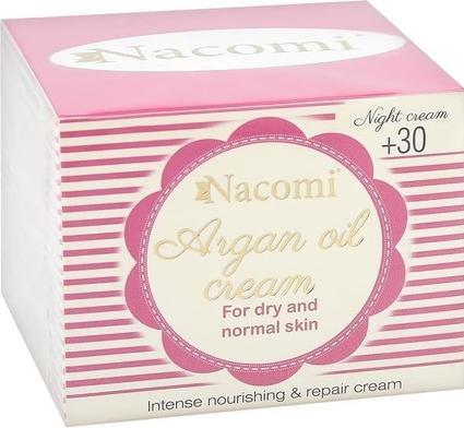Actual product image Nacomi NACOMI Argan Oil Cream 30+ krem arganowy z kwasem hialuronowym na noc 50ml (50 ml, Night cream)
