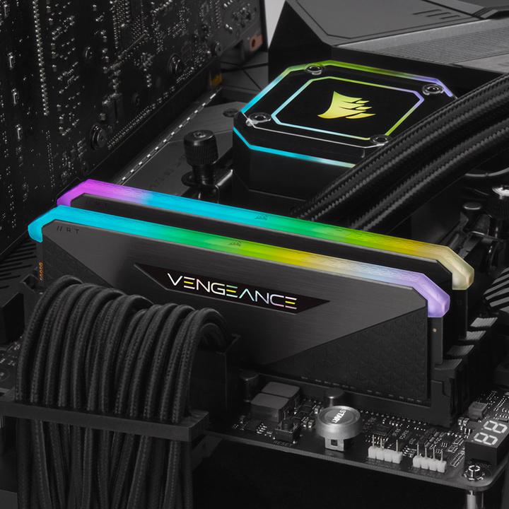 Actual product image Corsair Vengeance RGB RT (2 x 8GB, 4000 MHz, DDR4-RAM, DIMM)