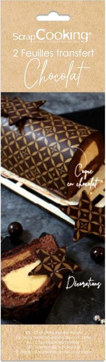 Image du produit ScrapCooking Lot de 2 feuilles de transfert Couture goût chocolat (2 x)