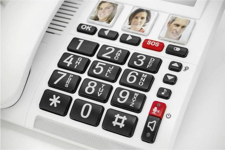 Produktbild Geemarc CL9000 - 4G Schnurgebundenes Notruftelefon mit Notrufarmband